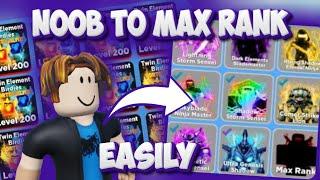 Noob To Max Rank Using OP Pets And Glitches | Ninja Legends