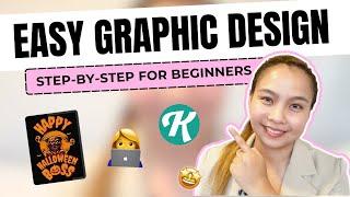 How to Design Graphics in Kittl | Easy Step-by-Step Designing Guide for Beginners [CC English Sub]