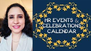 HR Events & Celebrations Calendar | Ideas for HR Events