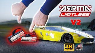 Will we be able to beat our personal record (243 km/h) after the accident on the Arrma Limitless V2?