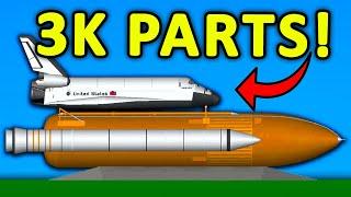 30 VS 3000 PARTS in Spaceflight Simulator!