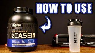 How To Use Casein Protein Powder