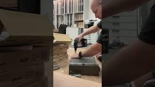 Building and installing a Blum drawer box. #diy #kitcheninstall