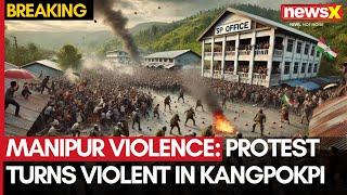 Manipur Violence: Protest Rally Turns Violent in Kangpokpi | Police Office Attacked | NewsX