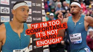 Michael Norman Explains How He Ran 43.60 At Pre Classic