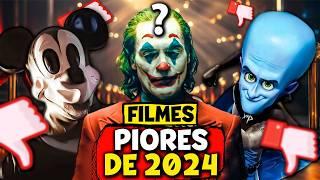 10 PIORES FILMES de 2024! 