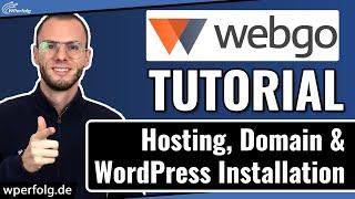 WebGo WordPress Hosting, Domain kaufen & WordPress installieren in 2025 (Tutorial deutsch)