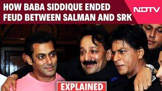 Baba Siddique | How Baba Siddique Ended Bollywood’s Biggest Feud Between Salman And SRK