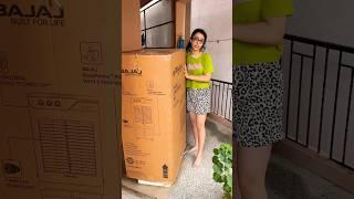 Lets Unbox Air Cooler🪭 #bajaj #cooler #summer #viral #unboxing #shorts