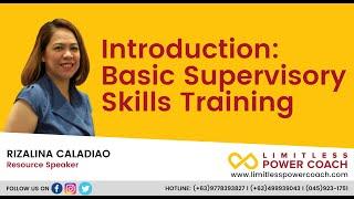 Supervisory: Know The Basics 06.04.2020