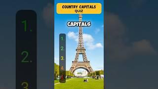 Can You Name These World Capitals in 10 Seconds?  #challenge