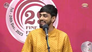 S.Srivathsan (Vocal Concert) - Mudhra’s 29th Fine Arts Festival