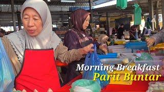 Best Local Food Morning Market in Parit Buntar [ Road Trip Kampung Kedah ]