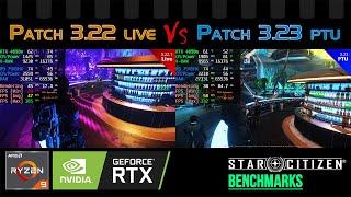 Patch Showdown: 3.22.1 Vs 3.23 FPS Performance Test! | Star Citizen #Benchmarks