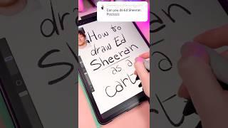  How to draw Ed Sheeran as a Cartoon