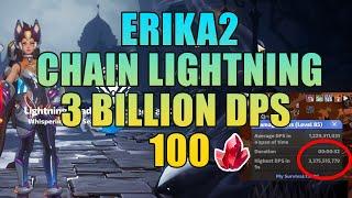 3 Bill DPS Under 100FE - Erika Lightning Shadow - Chain Lightning Starter Build - Erika2 - SS4 TLI