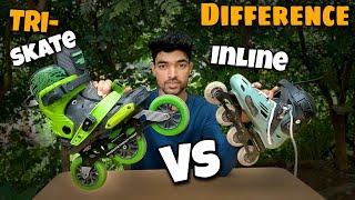 4 Wheeler Inline skate Vs 3 Wheeler Inline skate // Skate comparison and Defrance