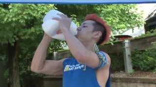 Kobayashi Completes the Gallon Milk Challenge