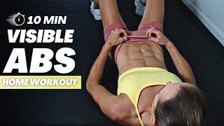 10 MIN VISIBLE AB WORKOUT | No Equipment