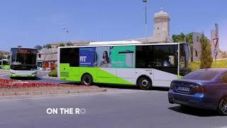 BT Commercial buses on the road