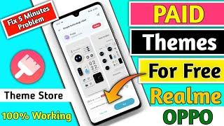 Realme Paid Themes for Free New Trick 2022 || Realme/OPPO Paid Themes Free me Use kaise karen