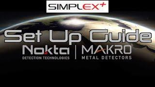 Nokta Simplex Set Up (How To)