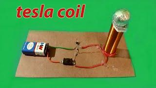 Make a mini "Tesla coil" (Easy to make)