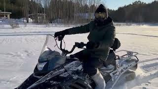 irbis sf200superlong по заснеженному озеру #irbis #snowmobile #capitan #dingo #снегоход #пухляк