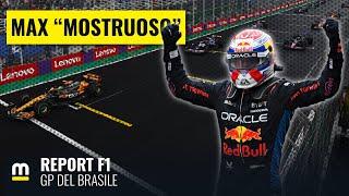 MAX CHIUDE la PARTITA, FERRARI la tiene APERTA - Report F1 GP Brasile