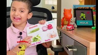 Preschool book about Vegetables| Learn with Sid