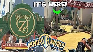 Movie World | NEW Ride Testing, BIG Wizard of Oz Update, Yellow Brick Road & MORE!