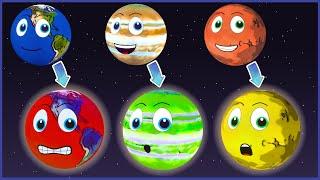 WHAT IF the Planets Changed Colours? | Planets and Space for Kids | Solar System