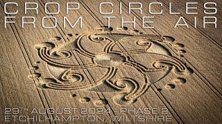 Crop Circle | Etchilhampton Phase 2 | 29 August 2024 | Crop Circles From The Air