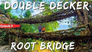 Trek to Double Decker Root Bridge Meghalaya |  Blue Lagoon Fall | Rainbow Fall | Cherrapunji