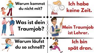 150 Essential Phrases: How to Ask and Answer in German for Beginners A1-A2