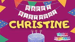 Happy Birthday CHRISTINE Song