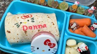 Una bonita lonchera de Hello Kitty para mi hija le va a encantar #hellokitty #lunchideas