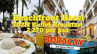 The Cheapest Beachfront Hotel In Boracay with Buffet Breakfast