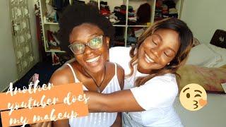 CAMEROONIAN YOUTUBER DOES MY MAKEUP FT LORRAINE SHU || MERCY DARAY