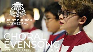 Choral Evensong - Recorded live Tuesday 31st October 2023