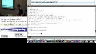 Audio in Python - introduction (Software Carpentry)