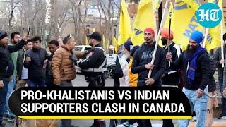 Indian Supporters Clash With Khalistani Radicals In Canada; Envoy Sanjay Verma Was The 'Target'