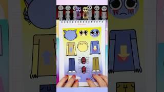Phil and Jake - Sprunki Swap OC Human Edition Sticker Book ️‍ 스프런키 스왑 OC 휴먼에디션 스티커Asmr