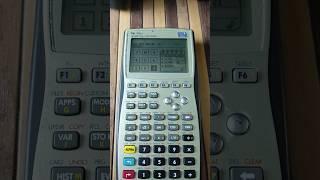 Graphing calculator Hp 49g+. 2005. Game "Thinker"