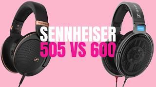 Sennheiser 505 vs 600: key differences, price and performance