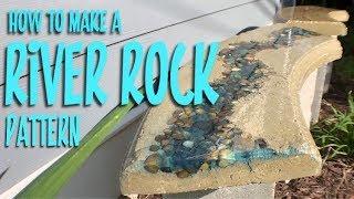 Concrete with River Rock