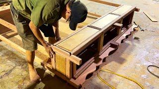 Watch A Shoeless Carpenter Build $3,000 Wooden Dresser // Amazing Mr.Van Woodworking Craft Furniture