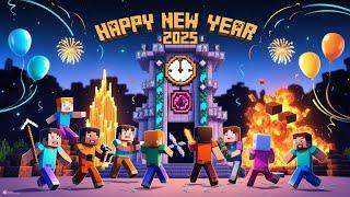 Minecraft 2025 celebration Rap video || Happy New year  || #minecraft