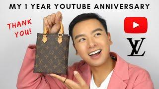 ONE YEAR LATER! YouTube Anniversary | Louis Vuitton Petit Sac Plat 1 Year Update Review (Wear/Tear)