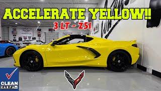 The Perfect  Exotic - Accelerate Yellow C8 Corvette!